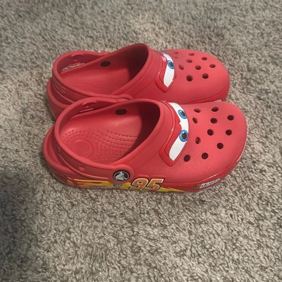 CROCS Kids Vibrant Red Sandals CROCS | Shoes | Crocs Kids Bright Red Sandals | Poshmark main image 4
